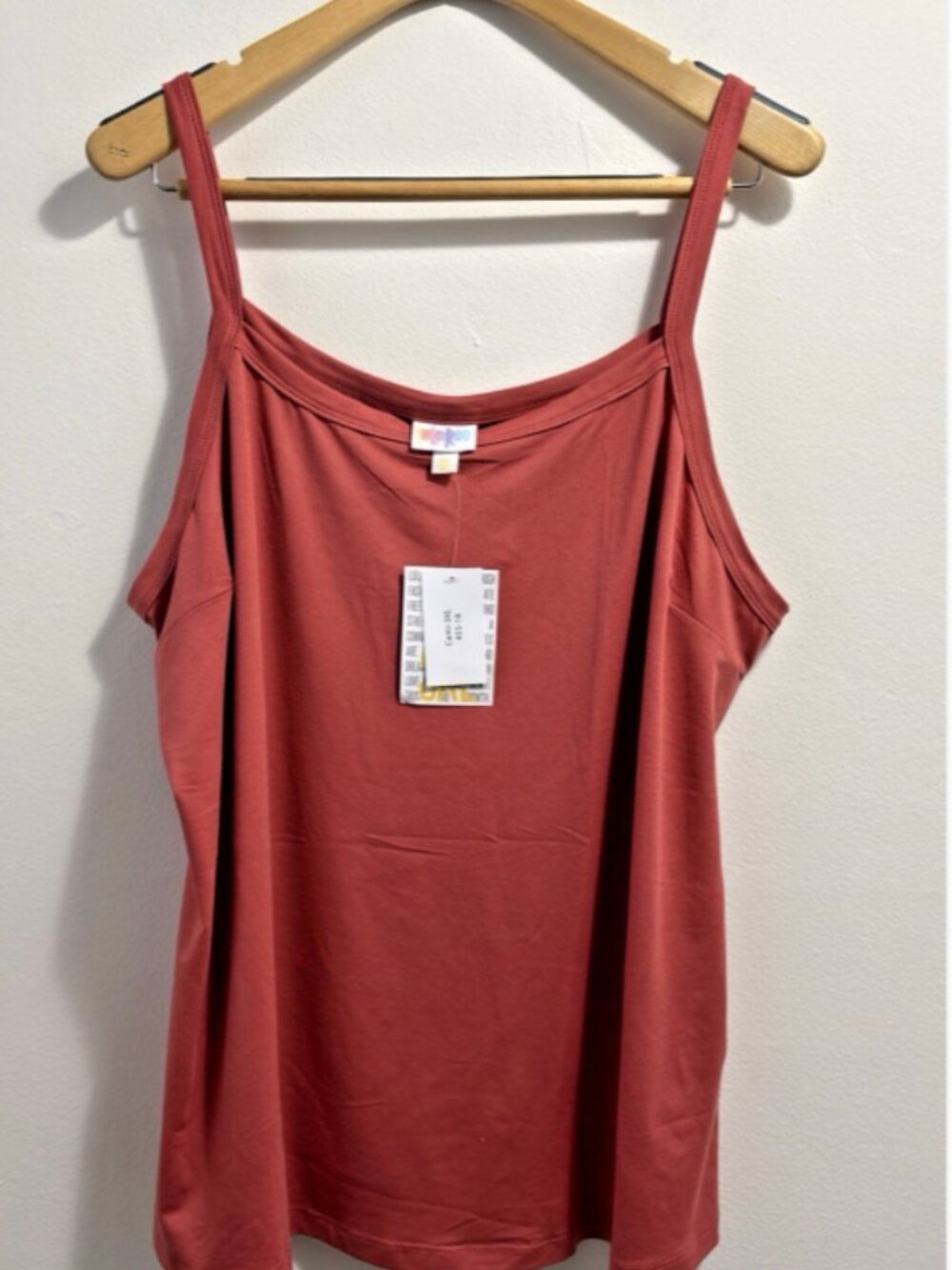 LulaRoe Essential Cami Womens 3XL 3X Blush Camisole Tank Top Buttery Soft New